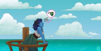 Jester's conversation with the dragon turtle - Maleny Lopez Alvarez