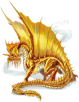 Ancient gold dragon by Autumn Rain Turkel