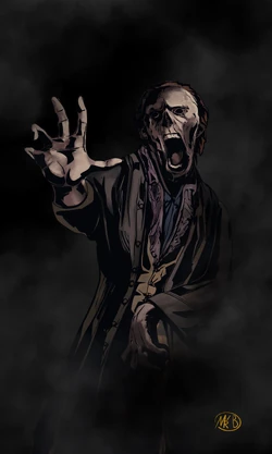 Fan art of '"`UNIQ--nowiki-00000011-QINU`"'the sinister specter, by '"`UNIQ--nowiki-00000012-QINU`"'