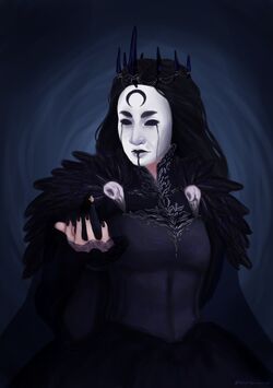 The Raven Queen and Vax'ildan - Mikael