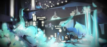 Fan art of '"`UNIQ--nowiki-00000009-QINU`"'Yios at night, by '"`UNIQ--nowiki-0000000A-QINU`"'