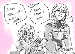Kima and Allura by Elaine Tipping