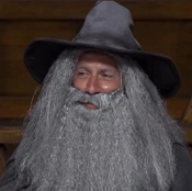 Matt as Gandalf from "A Gathering of Heroes" (3x76).[art 65]