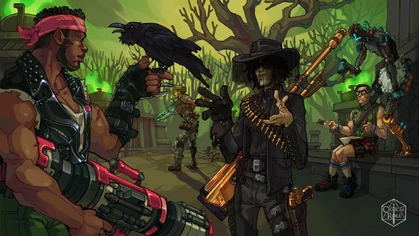 Tiny tina's wonderlands one-shot group art by Lyadrielle