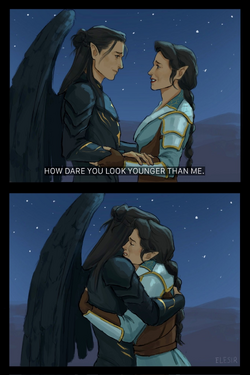 Twins reunited by ElesirArt