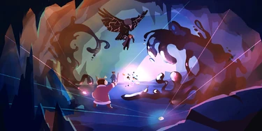 Fan art of '"`UNIQ--nowiki-00000021-QINU`"'the black pudding fight, by '"`UNIQ--nowiki-00000022-QINU`"'