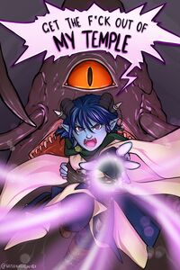 Jester casts Banishment by HitokiriChibi