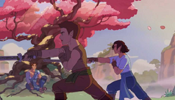 Will, Orym, and Derrig, by&nbsp; and  from "" (3x76)