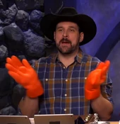 Travis as Bargain Bin Cowboy from "Dubious Pursuits" (2x40).[art 25]