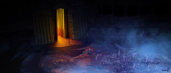 Battle at the Umbra Gate - Hellebarde