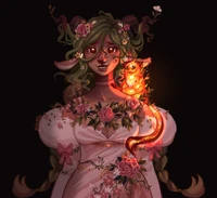 Fan art of Fearne and Little Mister, by pixelllls.[art 56]