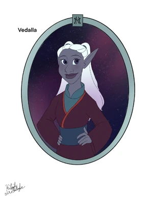 Fan art of '"`UNIQ--nowiki-0000000A-QINU`"'Vidalla, by '"`UNIQ--nowiki-0000000B-QINU`"'