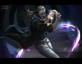Caleb casting Time Stop - Zhellers