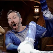 Photograph of Sam as Mister Fantastic, by Critical Role.[art 52]