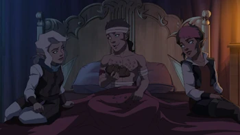 Screenshot of Pike, Scanlan, and Kaylie, by&nbsp; from "Deadly Echoes (LoVM)" (LVM3x11)