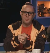 Taliesin as Quentin Quire (Kid Omega) from Marvel's X-Men from "Stoke the Flames" (1x30).[art 6]
