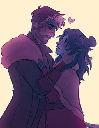 Relationship Between Jester And Fjord Critical Role Wiki Fandom Kissed her cheek while fighting, jump from a tree to save her, throw himself in a melee fight against a remorhaz without powers to save her i think fjord isn't interested in jester and that the energy / potential they had during fjord's arc is largely gone. relationship between jester and fjord
