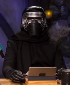 Liam as Kylo Ren from "Dubious Pursuits" (2x40).[art 20]