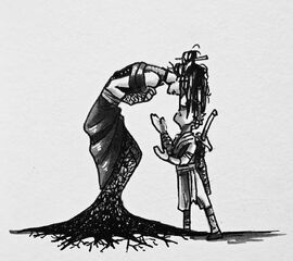 Orym talking to Laudna - Pyromeekorai