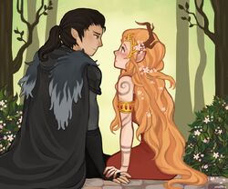 Vax and Keyleth by pixelllls