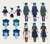 Concept art for Jester's original 2018 portrait, by Ari.[art 65]