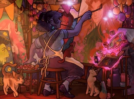 Jester painting eyezpike