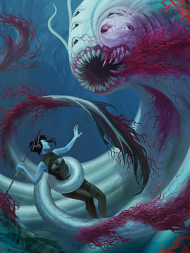 Netherdeep The Drowned City intro splash - Irina Nordsol
