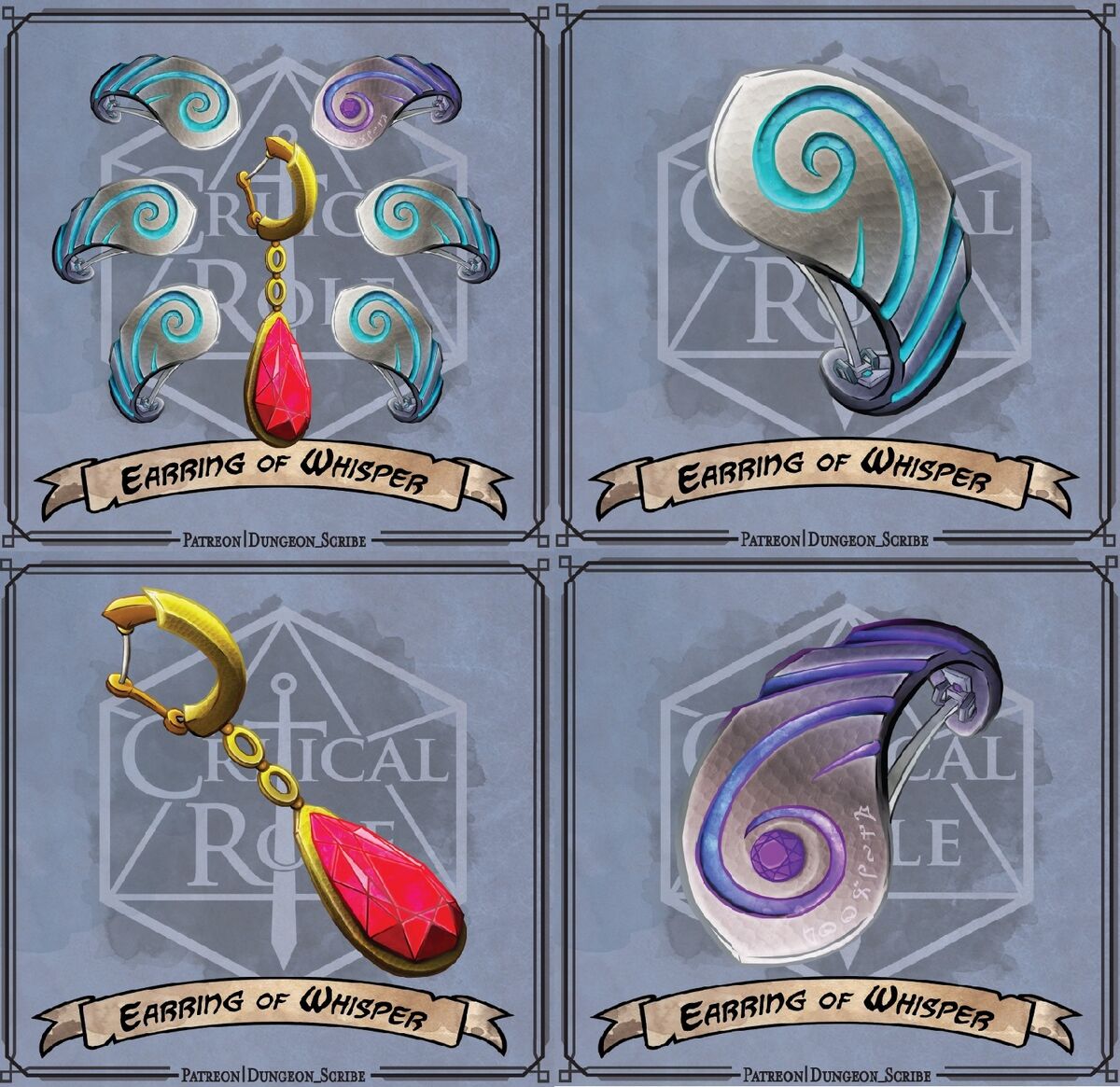 Dungeons and dragons earrings discount
