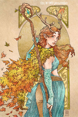 Fan art of '"`UNIQ--nowiki-0000013C-QINU`"'Keyleth, by '"`UNIQ--nowiki-0000013D-QINU`"'