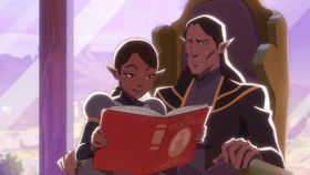 Syldor reading with Velora TLoVM3