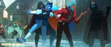 Opal and Dorian with the Nameless Ones - Lap Pun Cheung