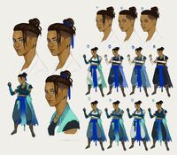 Concept art for Beauregard's original 2018 portrait, by Ari.[art 34]