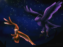 Giant owls - JadeQ