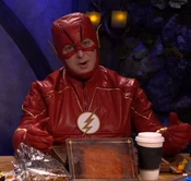 Taliesin as Barry Allen from Injustice 2 from "Dark Bargains" (2x83).[art 31]