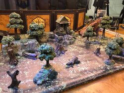 Battle map of Isharnai's house and surrounding area