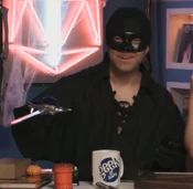 Liam as the Dread Pirate Roberts from The Princess Bride from "Stoke the Flames" (1x30).[art 2]