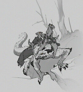 Crokas carrying the children - Lyadrielle