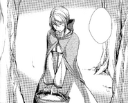 Clarith in her Yatski attire and shawl in the manga