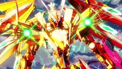 Cross Ange ep 11 Gold Enryugo with Space-time Convergence Cannons.jpg