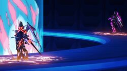 Cross Ange ep 22 Raziya and Victoria.jpg