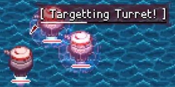 A flock of turrets getting up to mischief.