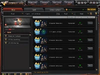 Trade System Buy Menu