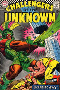 Challengers of the Unknown #56 "License to Kill" (July, 1967)