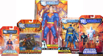 2008 DC UNIVERSE CRISIS BATMAN SUPERMAN PRIME SUPERGIRL MONITOR ACTION FIGURE