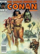 Savage Sword of Conan #164 "The Slithering God" (September, 1989)