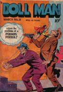 Doll Man #21 "Doll Man Solves the Problem of a Poison Pistol!" (March, 1949)