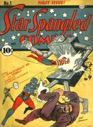 Star-Spangled Comics #1 "Star-Spangled Kid: "The Bund Saboteurs"" (October, 1941)