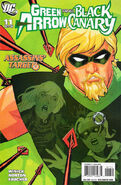 Green Arrow and Black Canary #11 "A League of Their Own (Part III) - The Man Behind the Curtain" (October, 2008)