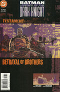 Batman: Legends of the Dark Knight #173 "Testament: Betrayal Of Brothers" (January, 2004)