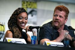 Sonequa Martin-Green and Michael Cudlitz 2016